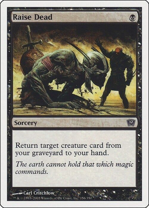 Carta MTG-Risveglio dei Morti-Nona Edizione-N.160-ITA-EX-