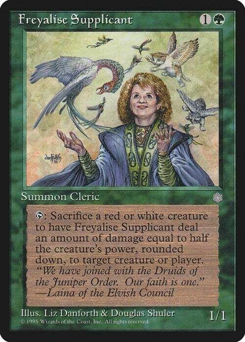 Carta MTG-Supplicante di Freyalise-Era Glaciale-EN-EX-Uncommon
