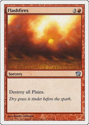 Carta MTG-Incendio-Nona Edizione-N.179-ITA-NM-