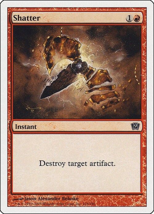 Carta MTG-Distruggi Artefatto-Nona Edizione-N.190-ITA-EX-