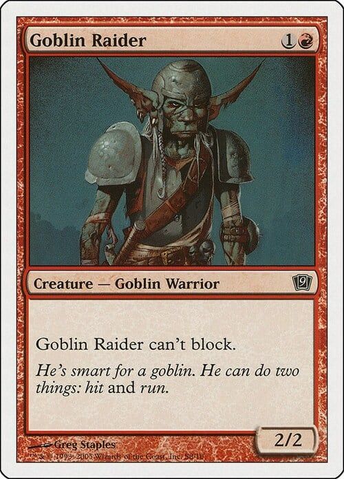 Carta MTG-Predone Goblin-Nona Edizione-N.194-ITA-Good-