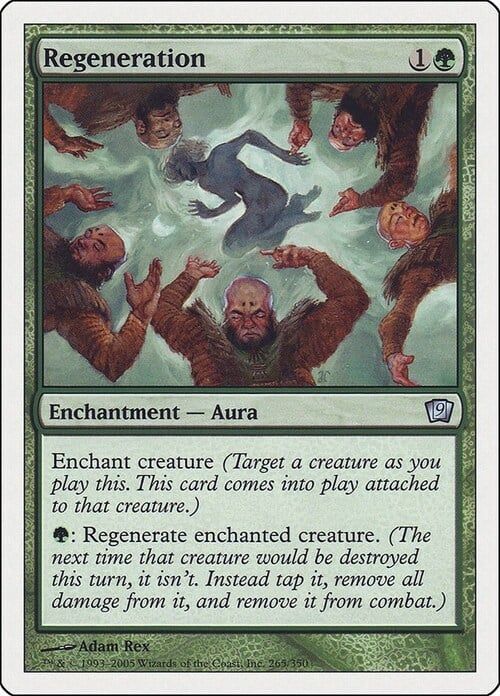 Carta MTG-Rigenerazione-Nona Edizione-N.265-ITA-EX-