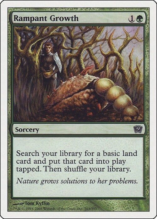 Carta MTG-Crescita Inarrestabile-Nona Edizione-N.274-ITA-NM-