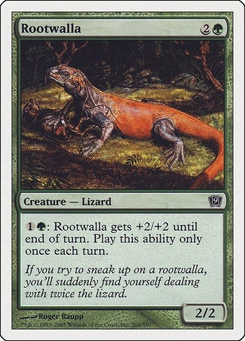 Carta MTG-Lucertola delle Radici-Nona Edizione-N.240-ITA-NM-