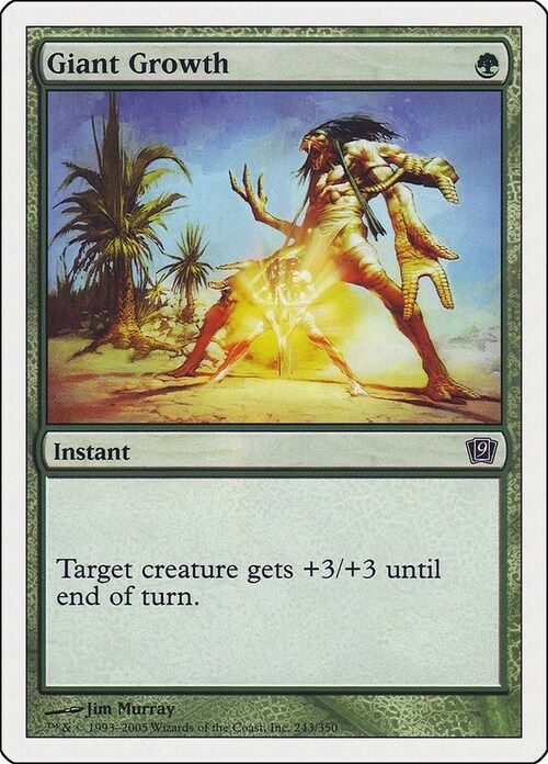 Carta MTG-Crescita Gigante-Nona Edizione-N.269-ITA-Good-