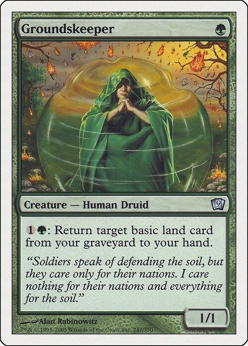 Carta MTG-Guardiano del Suolo-Nona Edizione-N.243-ITA-EX-