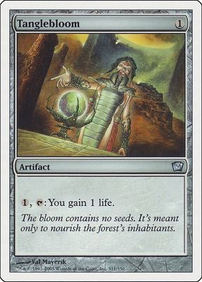 Carta MTG-Germoglio del Groviglio-Nona Edizione-N.316-ITA-Played-
