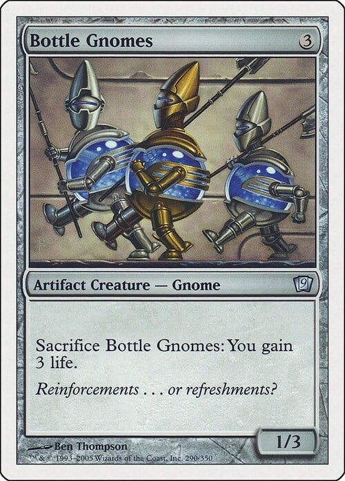 Carta MTG-Gnomi della Bottiglia-Nona Edizione-N.311-ITA-Good-