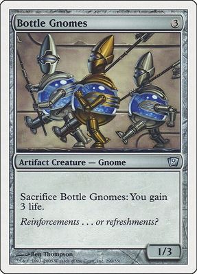 Carta MTG-Gnomi della Bottiglia-Nona Edizione-N.311-ITA-Good-