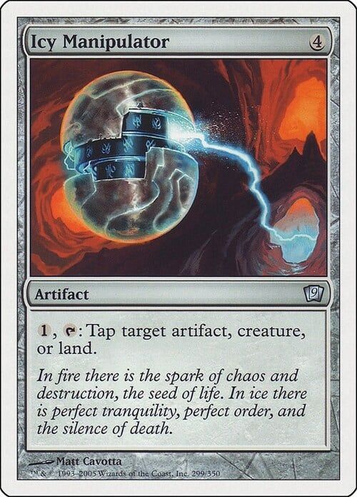 Carta MTG-Manipolatore Glaciale-Nona Edizione-N.290-ITA-Poor-