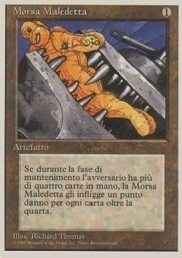 Carta MTG-Morsa Maledetta-Foreign White Bordered--ITA-EX-