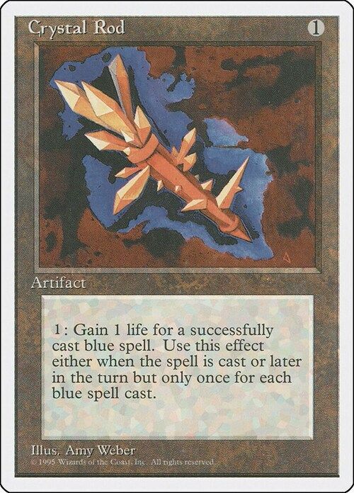 Carta MTG-Scettro di Cristallo-Quarta Edizione--ITA-EX-