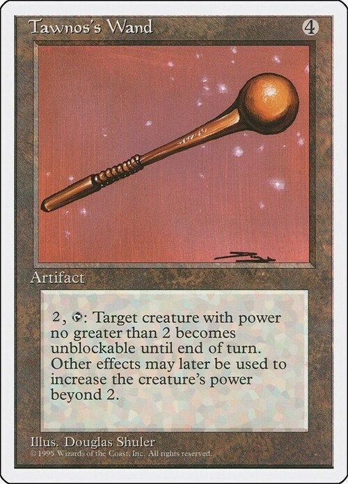 Carta MTG-Tawnos's Wand-Quarta Edizione-N.353-EN-EX-