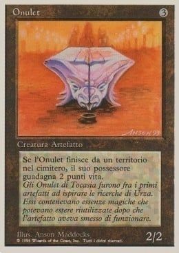 Carta MTG-Onulet-Foreign White Bordered-N.337-ITA-EX-