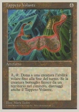 Carta MTG-Tappeto Volante-Foreign White Bordered-N.298-ITA-EX-