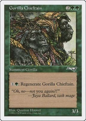 Carta MTG-Gorilla Chieftain-Anthologies-N.010-EN-NM-
