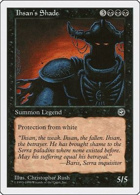 Carta MTG-Ihsan's Shade-Anthologies-N.053-EN-EX- Carta MTG-Ihsan's Shade-Anthologies-N.053-EN-EX-