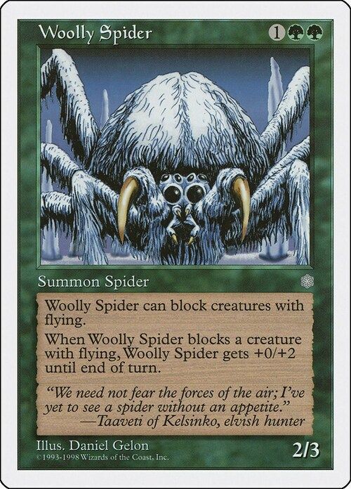 Carta MTG-Woolly Spider-Anthologies-N.068-EN-NM-