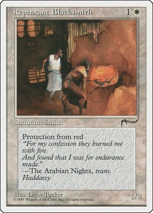 Carta MTG-Repentant Blacksmith-Chronicles-N.001-EN-EX-
