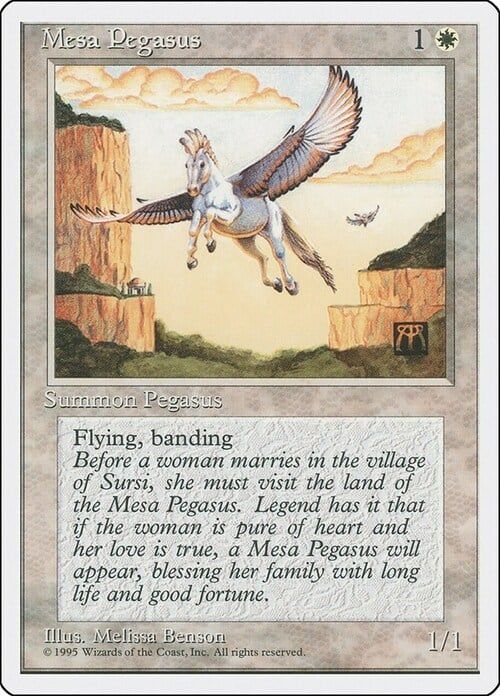 Carta MTG-Mesa Pegasus -Quarta Edizione-N.032-EN-EX-