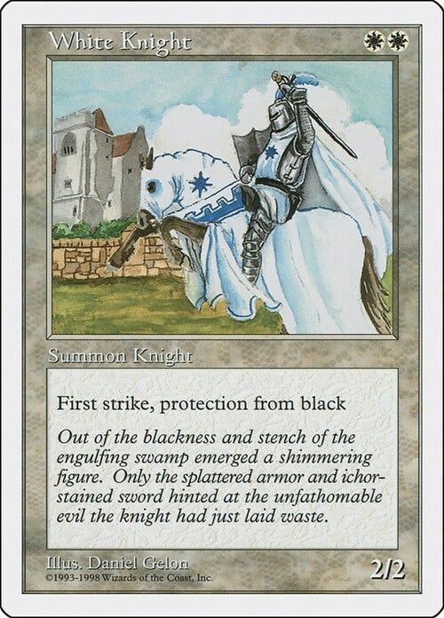 Carta MTG-White Knight-Anthologies-N.035-EN-EX-