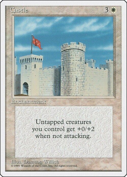Carta MTG-Castle -Quarta Edizione-N.042-EN-Good-