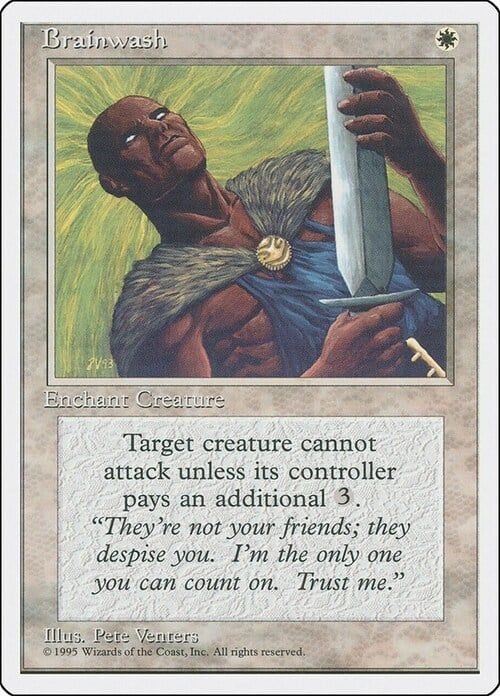Carta MTG-Brainwash-Quarta Edizione-N.036-EN-EX-