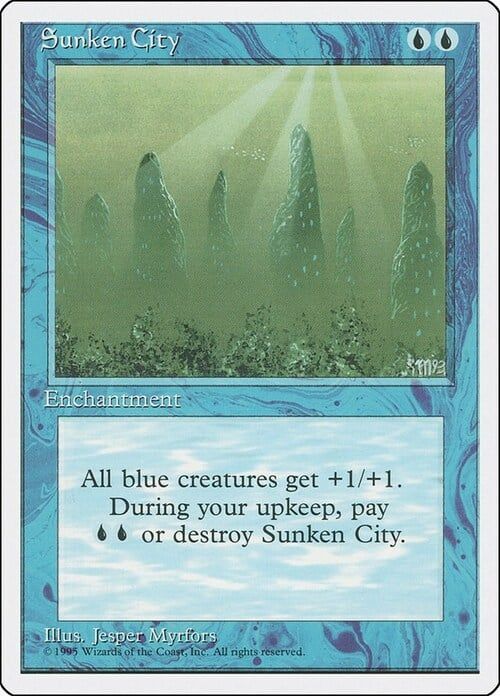Carta MTG-Sunken City-Quarta Edizione-N.039-EN-EX-