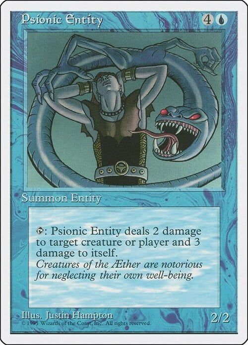 Carta MTG-Psionic Entity-Quarta Edizione-N.092-EN-EX-