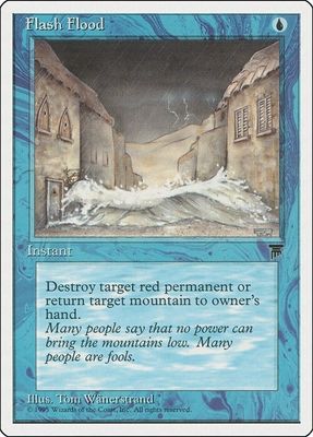 Carta MTG-Flash Flood-Chronicles-N.027-EN-EX- Carta MTG-Flash Flood-Chronicles-N.027-EN-EX-