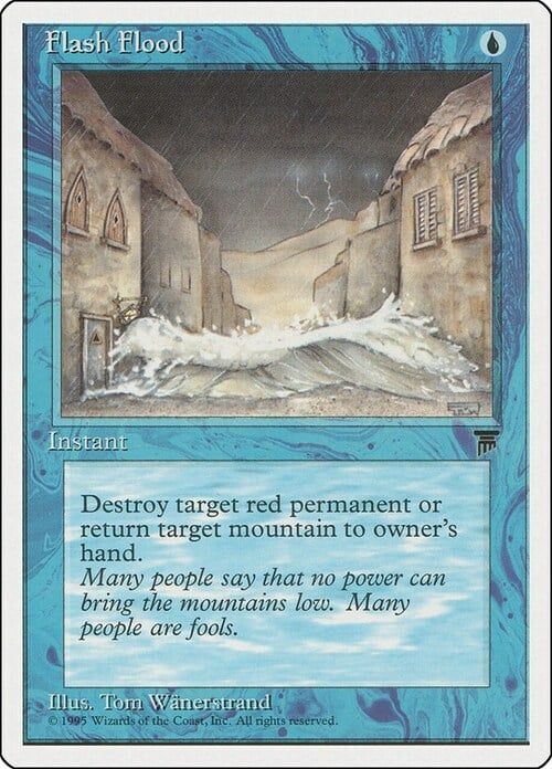 Carta MTG-Flash Flood-Chronicles-N.027-EN-EX-