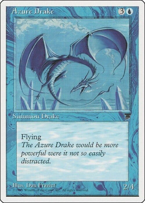 Carta MTG-Azure Drake-Chronicles-N.028-EN-EX-