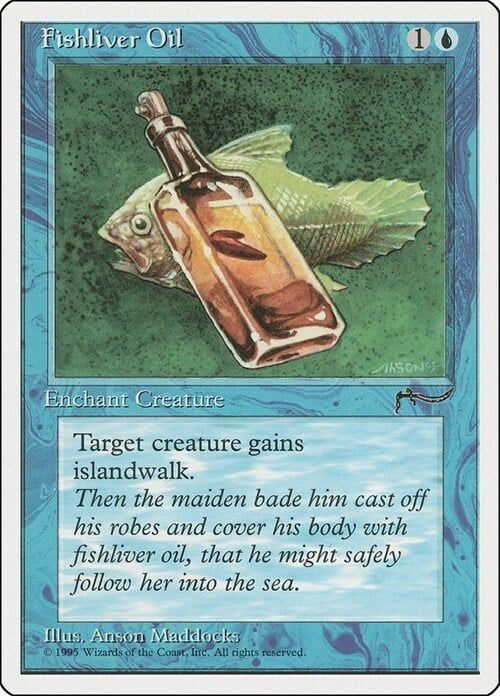 Carta MTG-Fishliver Oil-Chronicles-N.017-EN-EX-