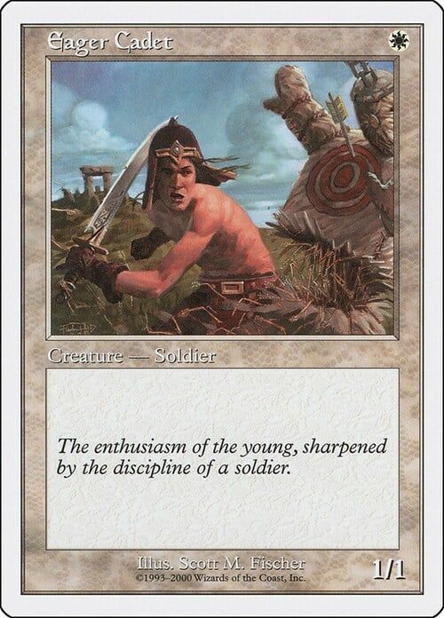 Carta MTG-Cadetto Entusiasta-Starter 2005-N.001-ITA-Poor-