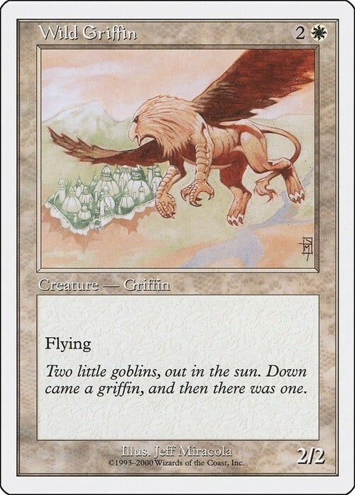 Carta MTG-Grifone Selvaggio-Starter 2007-N.007-ITA-Good-