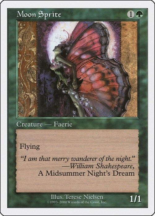 Carta MTG-Spiritello Lunare-Starter 2009-N.038-ITA-Poor-
