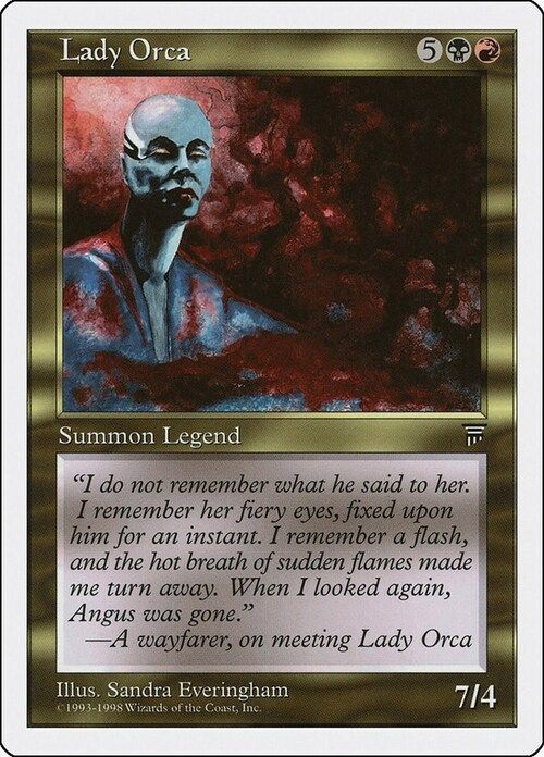 Carta MTG-Lady Orca-Anthologies-N.033-EN-EX-