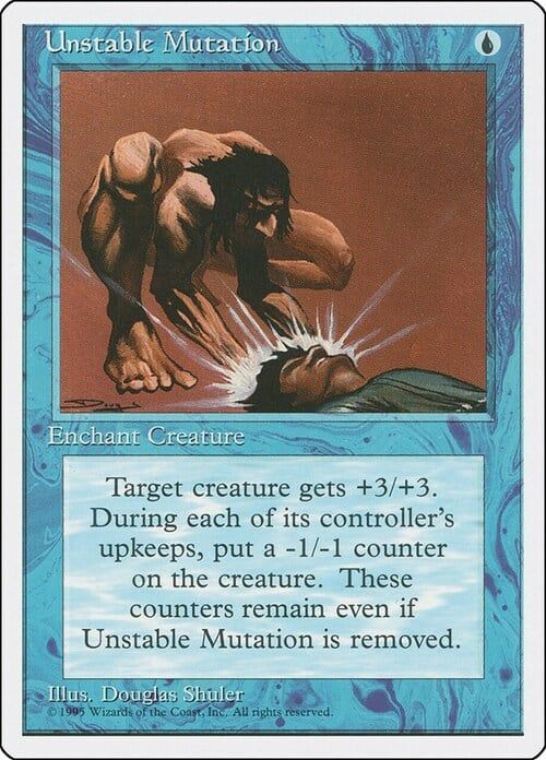 Carta MTG-Mutazione Instabile-Quarta Edizione-N.028-ITA-EX-