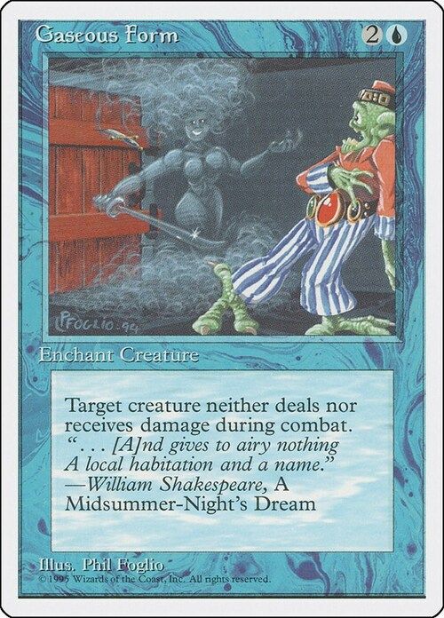 Carta MTG-Forma Gassosa-Quarta Edizione-N.061-ITA-EX-