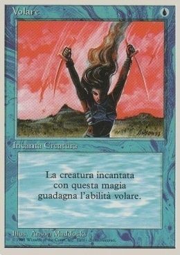 Carta MTG-Volare-Foreign White Bordered-N.074-ITA-Good-