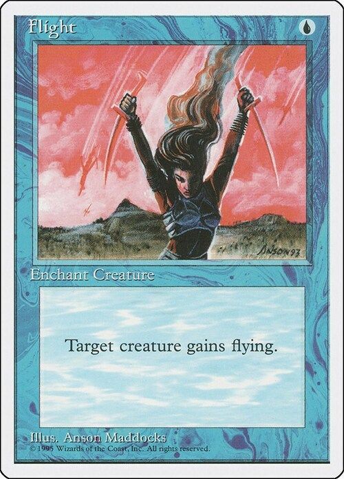 Carta MTG-Volare-Quarta Edizione-N.059-ITA-EX-