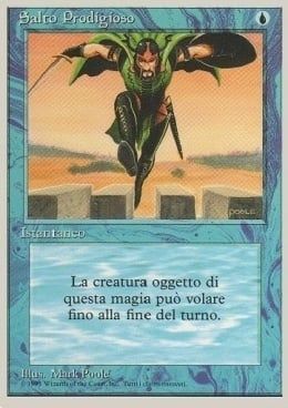 Carta MTG-Salto Prodigioso-Foreign White Bordered-N.079-ITA-Good-