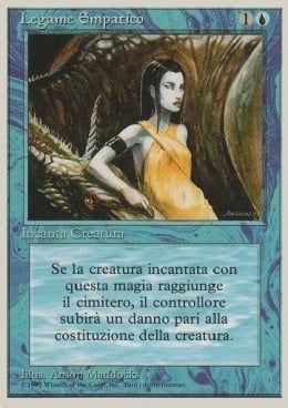 Carta MTG-Legame Empatico-Foreign White Bordered-N.082-ITA-Good-