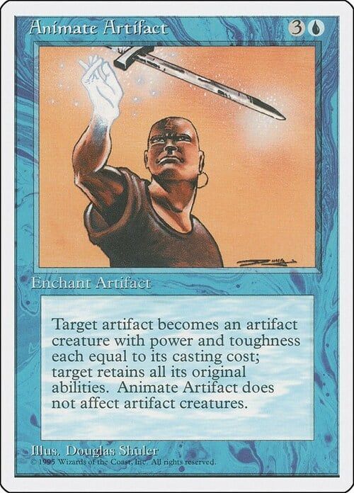 Carta MTG-Animare Artefatto-Quarta Edizione-N.073-ITA-EX-