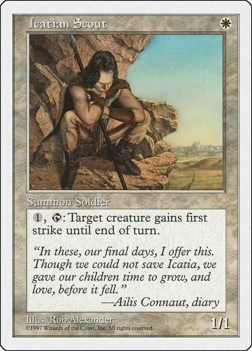 Carta MTG-Esploratore di Icatia-Quinta Edizione-N.037-ITA-EX-