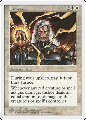 Carta MTG-Justice-Quinta Edizione-N.038-EN-EX- Carta MTG-Justice-Quinta Edizione-N.038-EN-EX-
