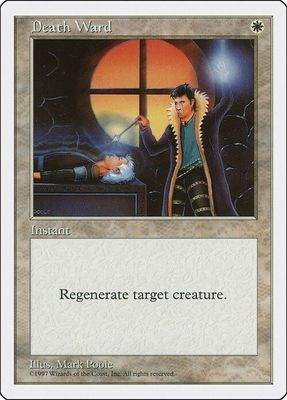 Carta MTG-Death Ward-Quinta Edizione-N.025-EN-EX-
