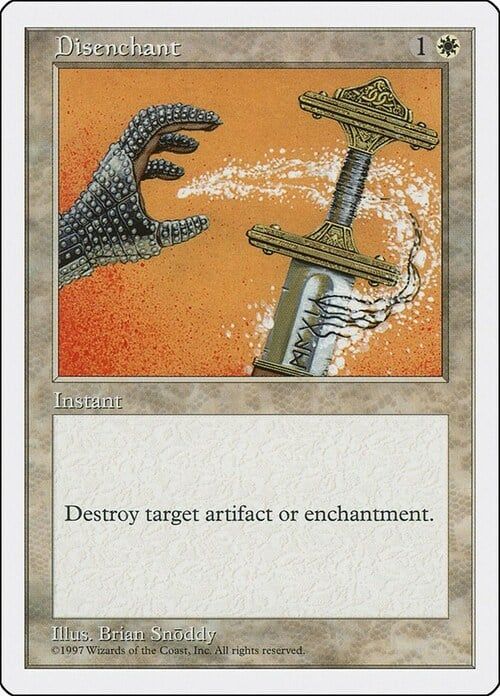 Carta MTG-Disincantare-Quinta Edizione-N.033-ITA-EX-