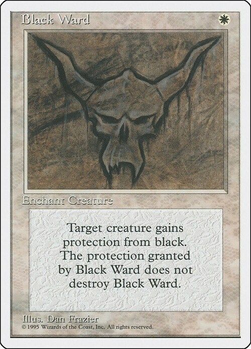 Carta MTG-Sigillo Nero-Quarta Edizione-N.005-ITA-EX-