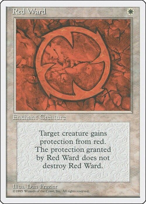 Carta MTG-Sigillo Rosso-Quarta Edizione-N.001-ITA-Good-